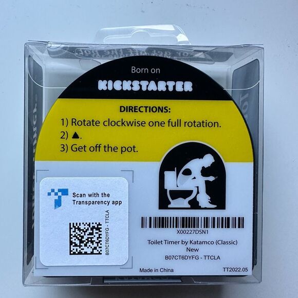 Toilet Timer with Silhouette Design - Picture 2 of 2